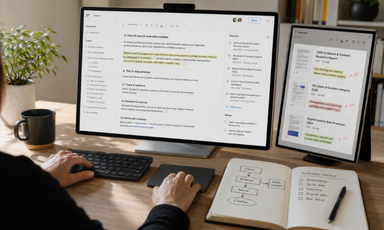 How to Create Content AI Search Can Cite and Readers Can Trust